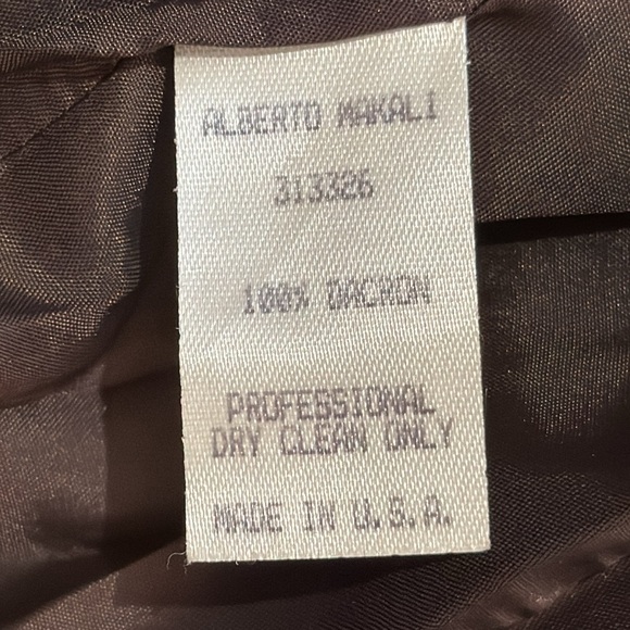 Alberto Makali Vintage Chocolate Embossed Abstract Hook Eye Embellished Jacket 8 - Picture 11 of 15